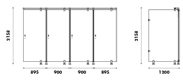 box toilet measures